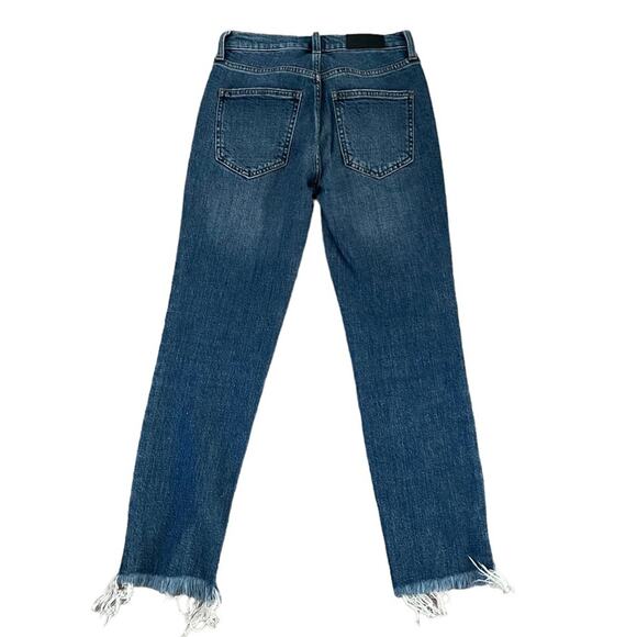 Pistola Monroe High Rise Jeans Womens 24 Soho Blue Distressed True Classic Fit - Picture 2 of 9